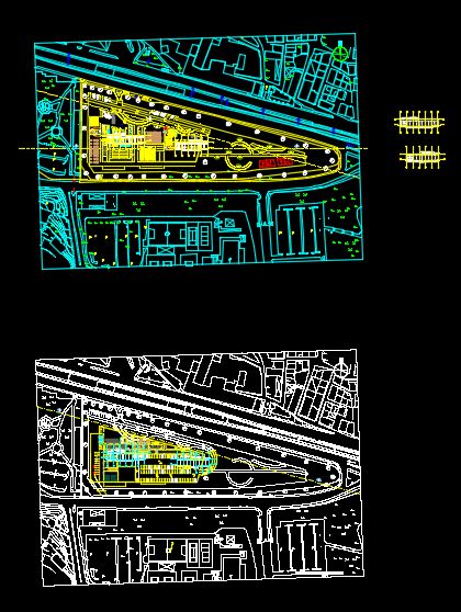 Hotel Plans with Surroundings